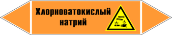 Маркировка трубопровода "хлорноватокислый натрий" (k10, пленка, 716х148 мм)" - Маркировка трубопроводов - Маркировки трубопроводов "КИСЛОТА" - ohrana.inoy.org