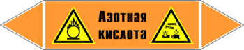 Маркировка трубопровода "азотная кислота" (k21, пленка, 126х26 мм)" - Маркировка трубопроводов - Маркировки трубопроводов "КИСЛОТА" - ohrana.inoy.org