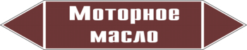 Маркировка трубопровода "моторное масло" (пленка, 126х26 мм) - Маркировка трубопроводов - Маркировки трубопроводов "ЖИДКОСТЬ" - ohrana.inoy.org